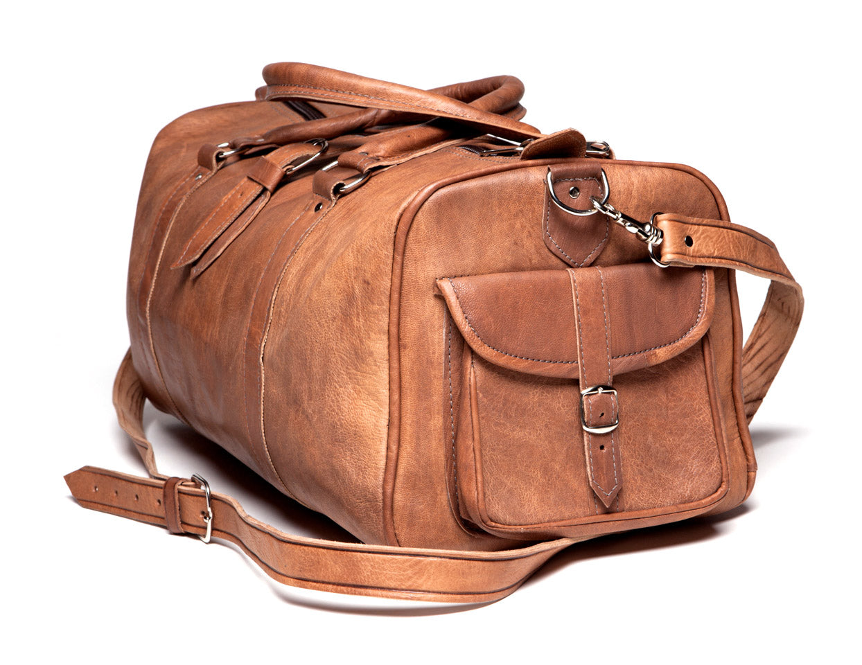 high quality Tan Leather BROOKLYN X bag - vintagecollectionstore