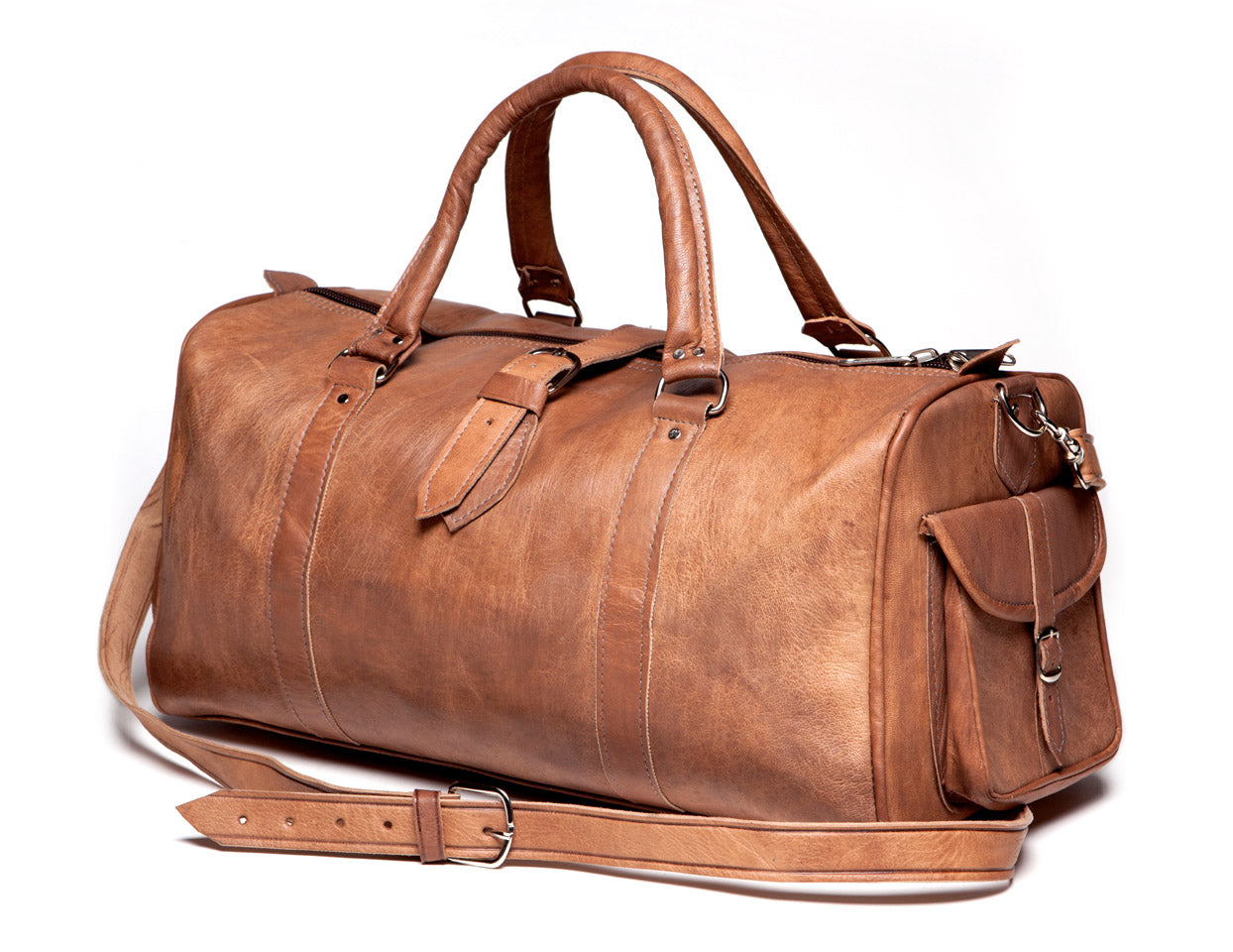 high quality Tan Leather BROOKLYN X bag - vintagecollectionstore